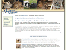 Tablet Screenshot of nagetiere-online.de